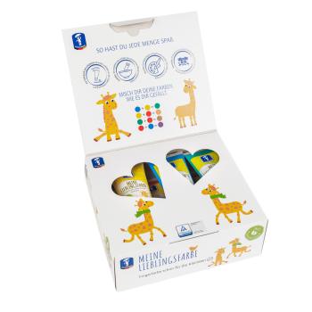 MEINE LIEBLINGSFARBE –BASIC-Edition  Vegane & Hautfreundliche Fingerfarben für Kinder